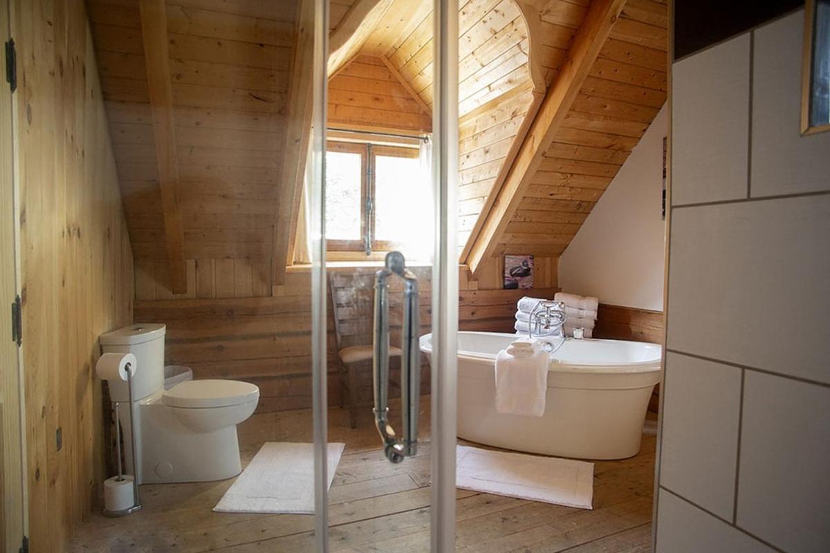 Hebergement "La Maison En Bois Rond" 생트-마리 외부 사진