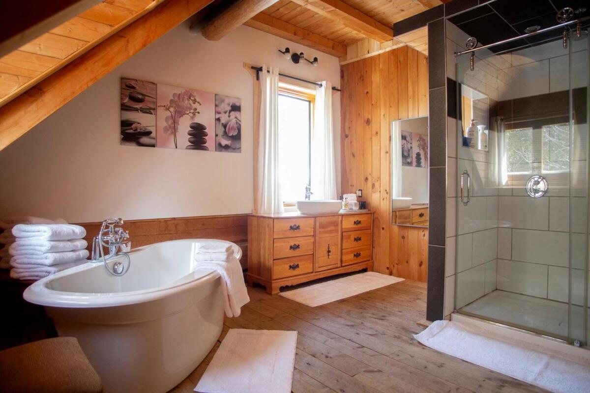 Hebergement "La Maison En Bois Rond" 생트-마리 객실 사진