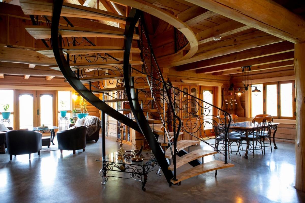 Hebergement "La Maison En Bois Rond" 생트-마리 객실 사진